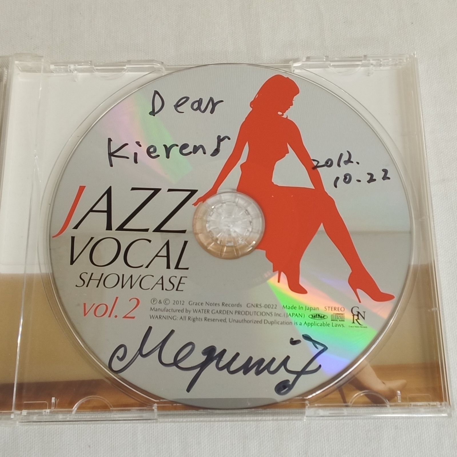 たなかりか／メジャー・２ｎｄ・アルバム『Ｗｈｅｎ　Ｓｈｅ　Ｆｌｏｗｓ』サイン入り たなかりか／メジャー・2nd・アルバム『When She Flows