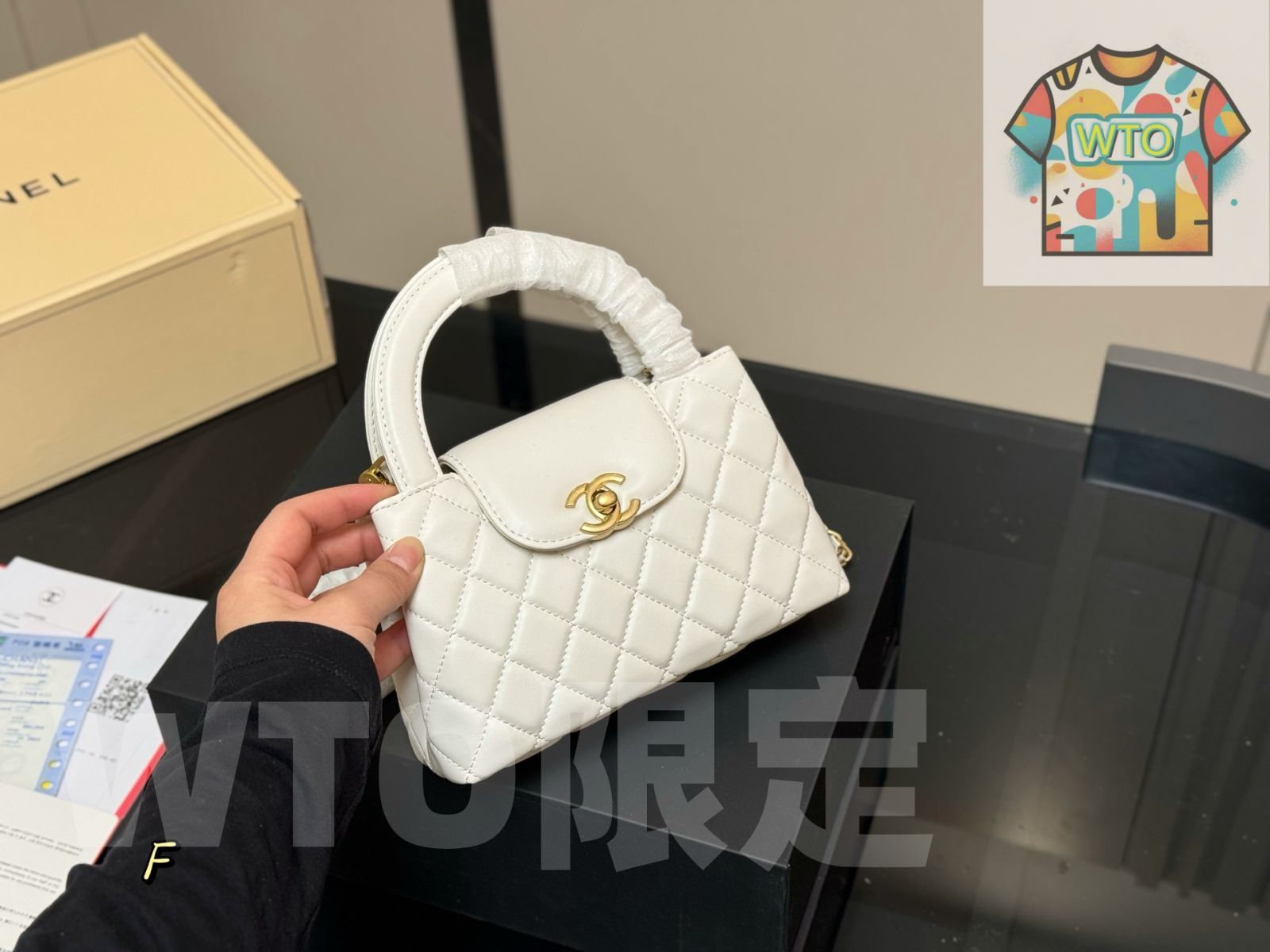 WTO通販 Chanel シャネル 23kケリーシリーズ 牛皮使用で 感がある1-WTO輸入-AGI44