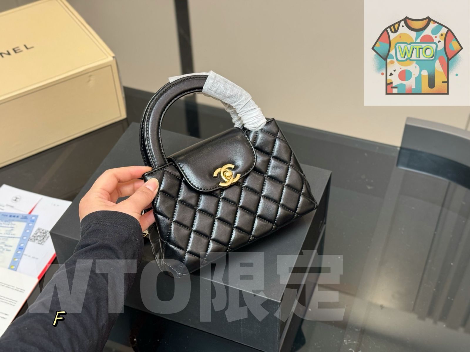 WTO通販 Chanel シャネル 23kケリーシリーズ 牛皮使用で 感がある1-WTO輸入-AGI44