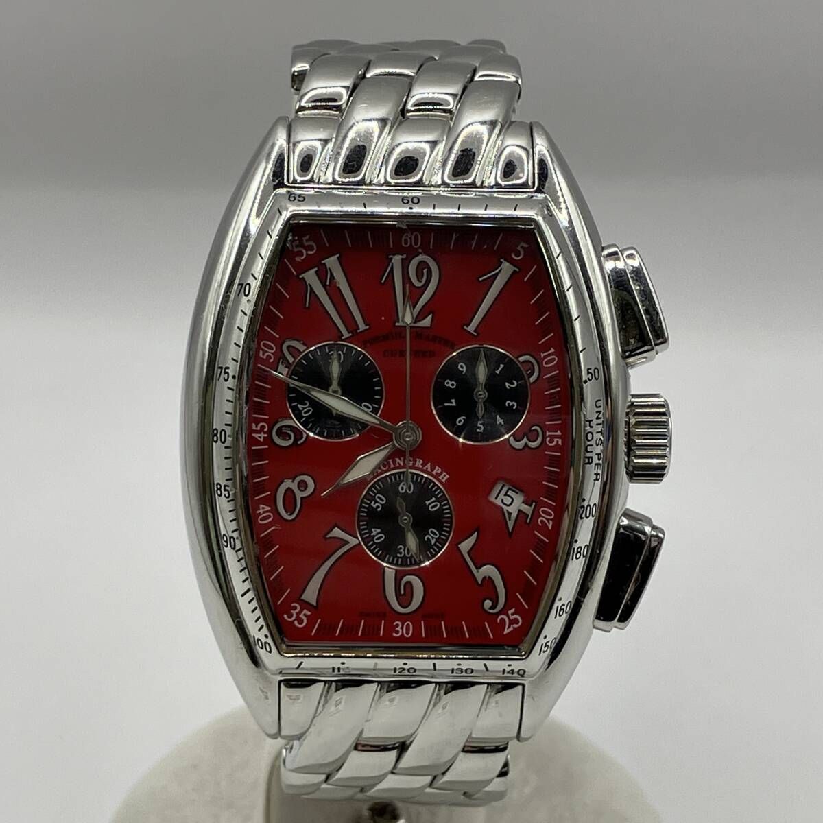 稼働品 FORMULA MASTER フォーミラー マスター CURVERD レーシンググラフ クォーツ 腕時計 本体のみ