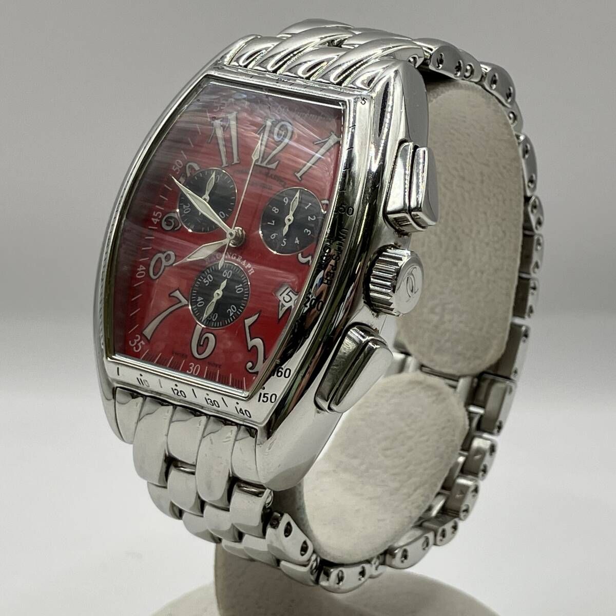 稼働品 FORMULA MASTER フォーミラー マスター CURVERD レーシンググラフ クォーツ 腕時計 本体のみ