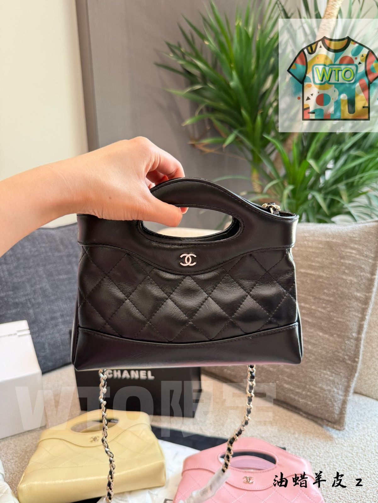 WTO通販 Chanel シャネル 31バッグナノシリーズ 油 皮で耐久性に優れる1-WTO輸入-XXM75
