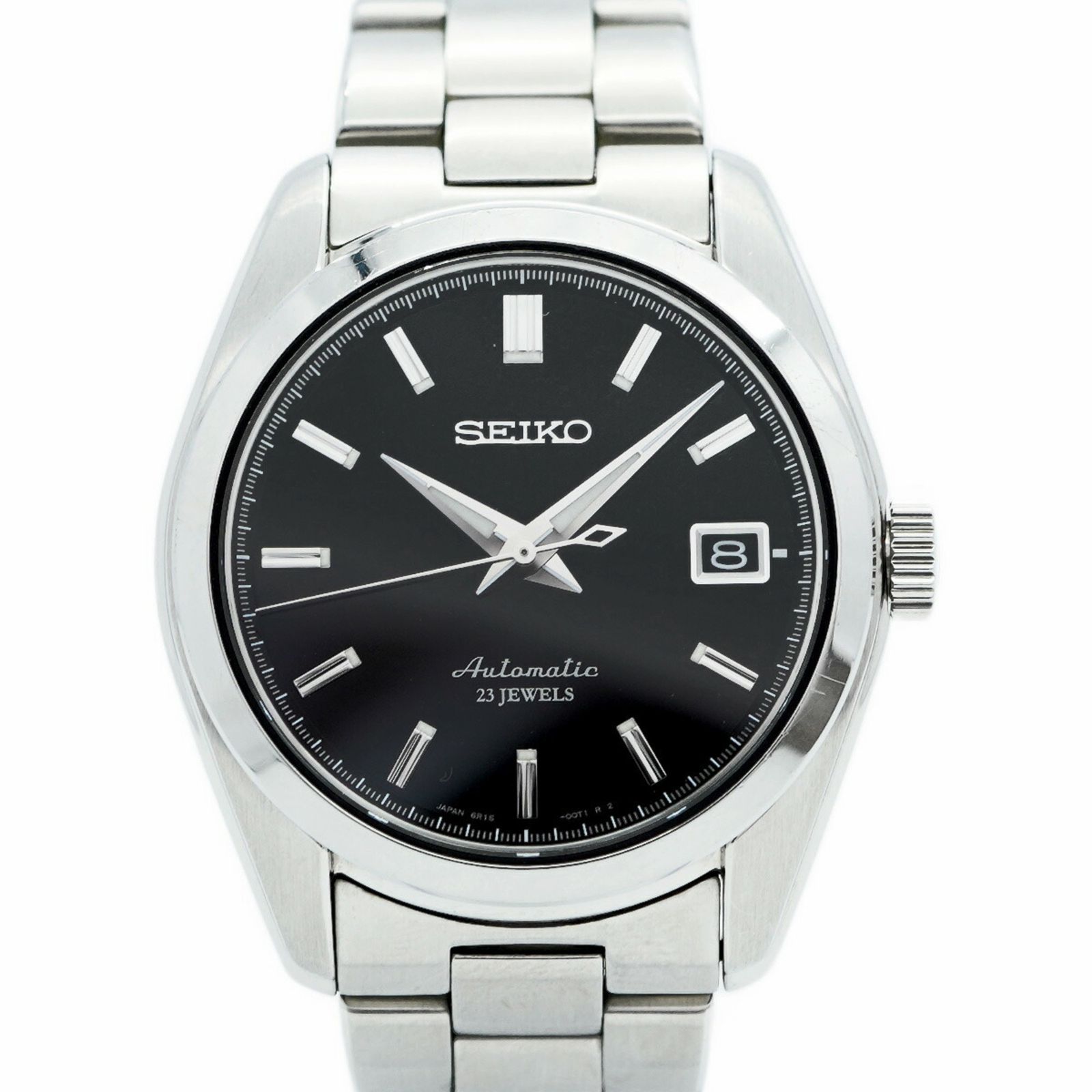 セイコー メカニカル 6R15-00C1 SARB0033 黒文字盤腕時計 メンズ