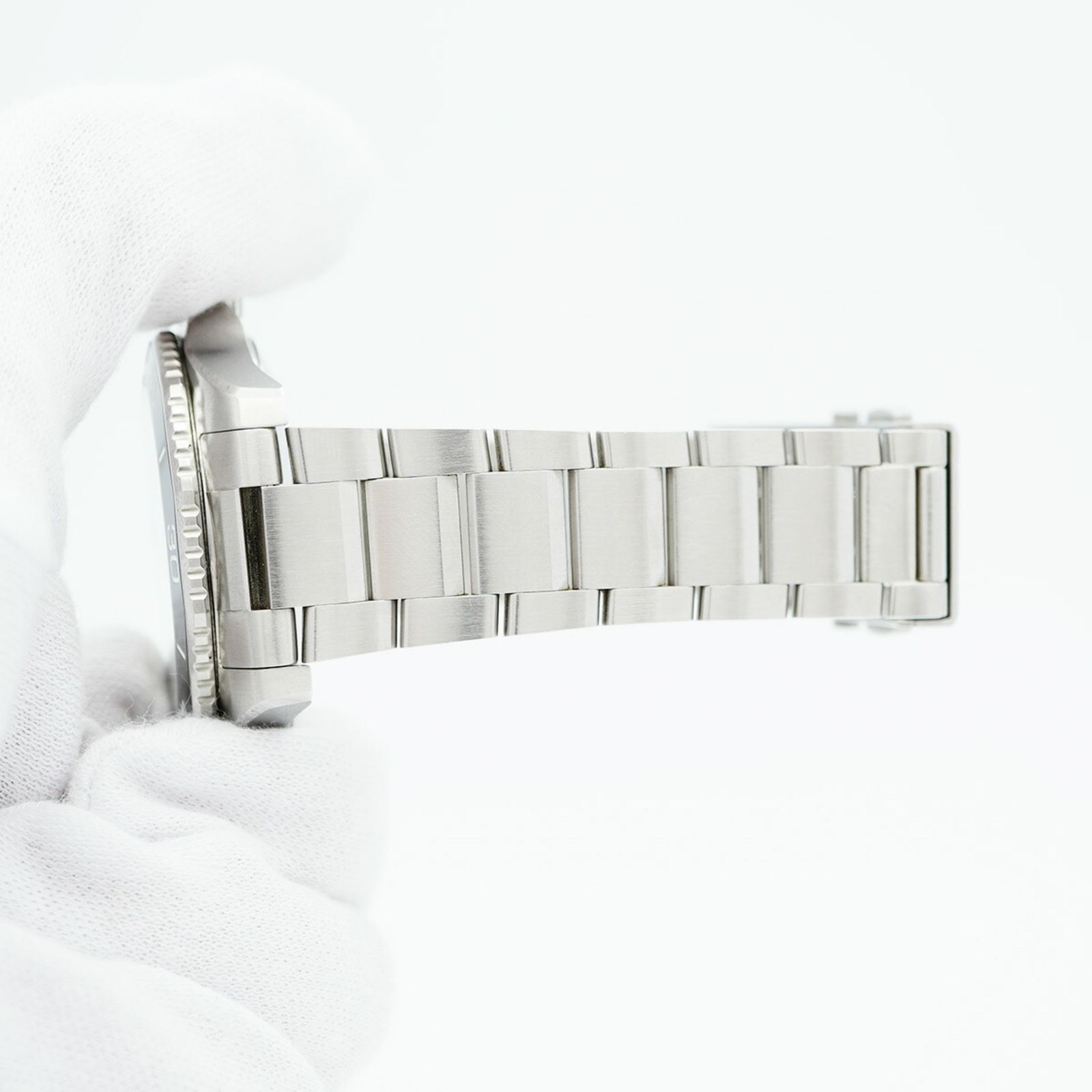 シルバー文字盤腕時計