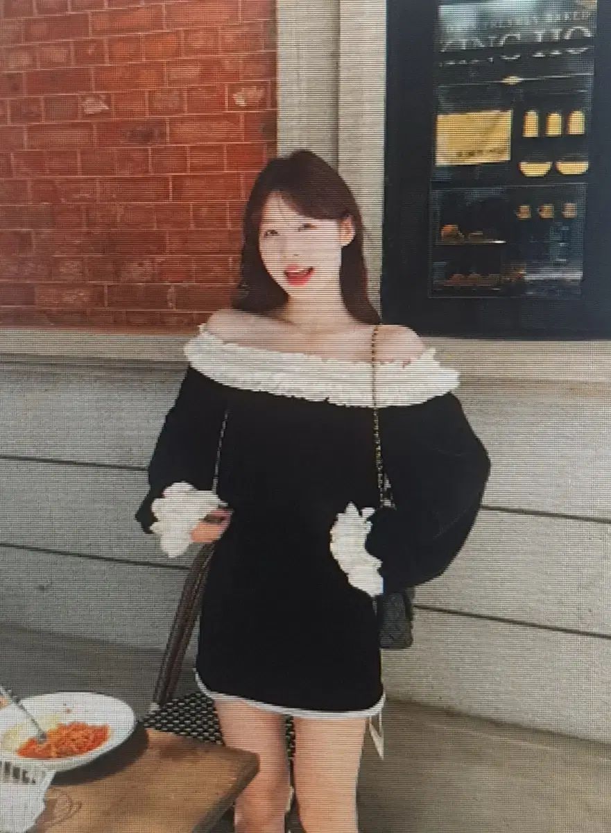 海外配送 オフショルダー ツアーベルベット レース トップス ミニ スカート ブラック セット