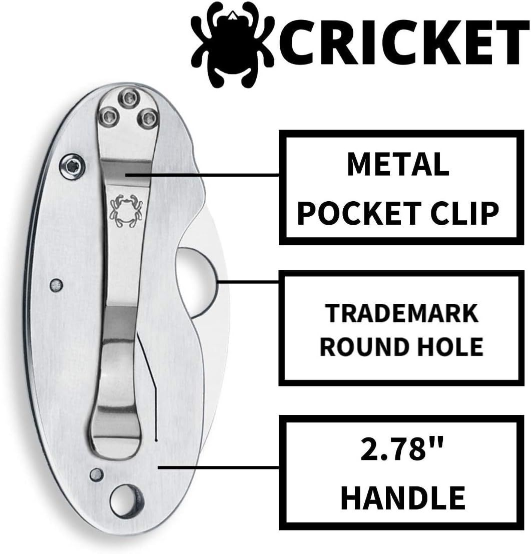  アウトドアナイフ C29P スパイダルコ クリケット ステンレス 直刃 折りたたみマット ナイフ ツール アウトドア