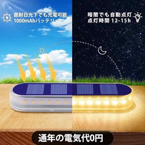 ソーラーライト 屋外 ガーデンライト IP68防水 30LED 暖色 ソーラー 屋外 階段ライト 庭 ライト 太陽光パネル充電 自動点灯 消灯 玄関先 庭 通路 車道 芝生 駐車場に最適 8個セット 9fe2f391