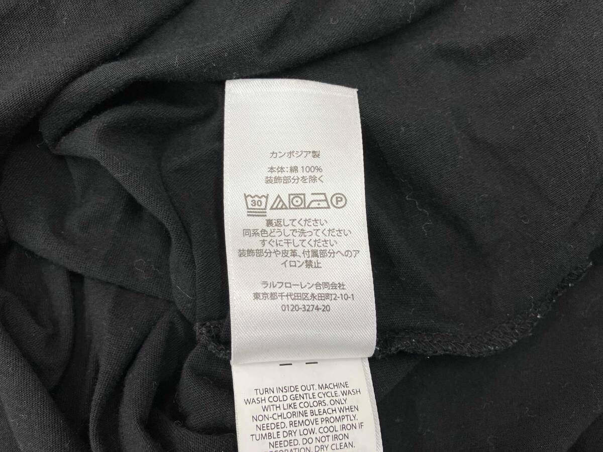 POLO RALPH LAUREN ポロベア ジャージーT ブラック XLサイズ レディース ポロラルフローレン GINKGOPHARMACY_COM