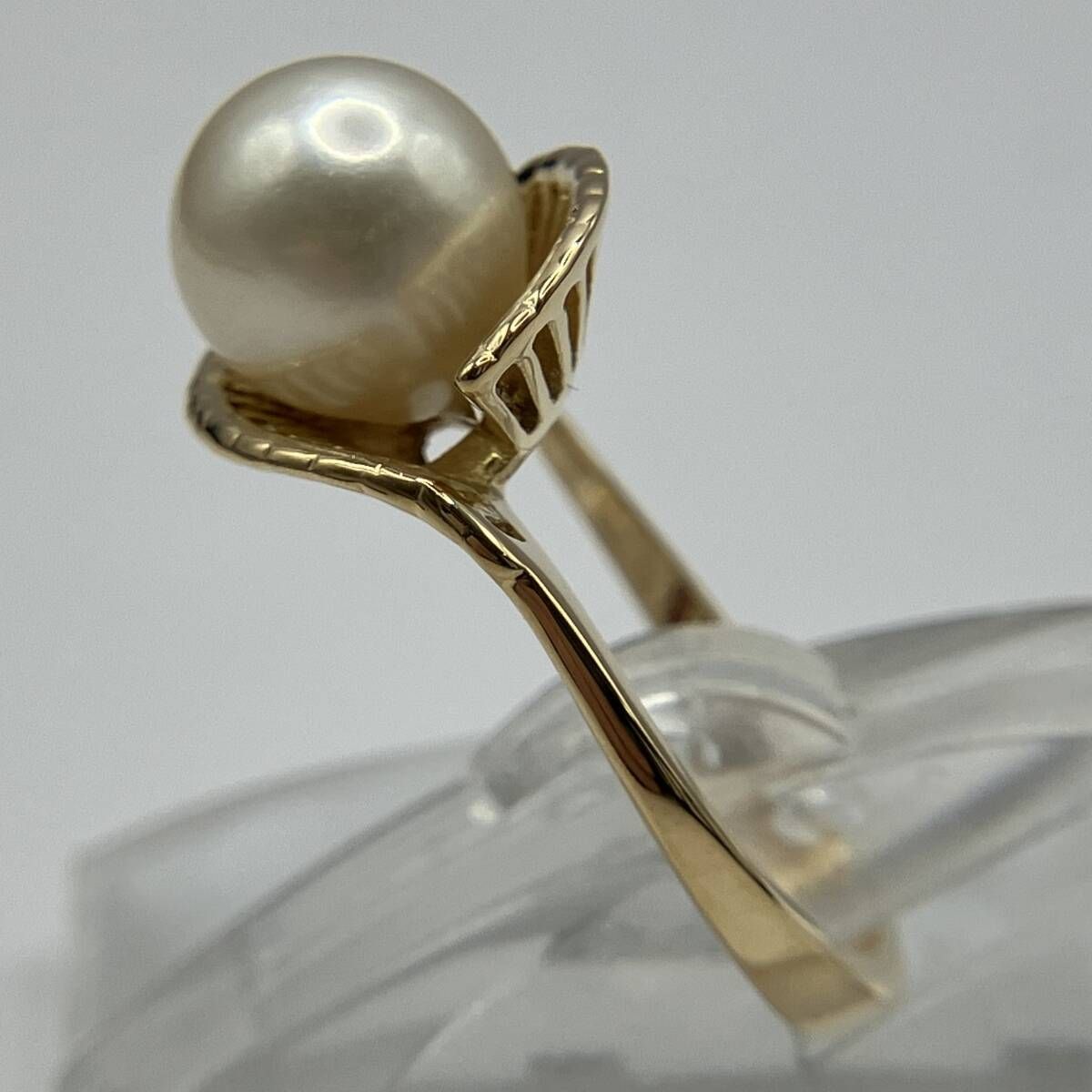 K 18 18金 イエローゴールド 8号 総重量約 3.4 g リング 指輪 本体のみ