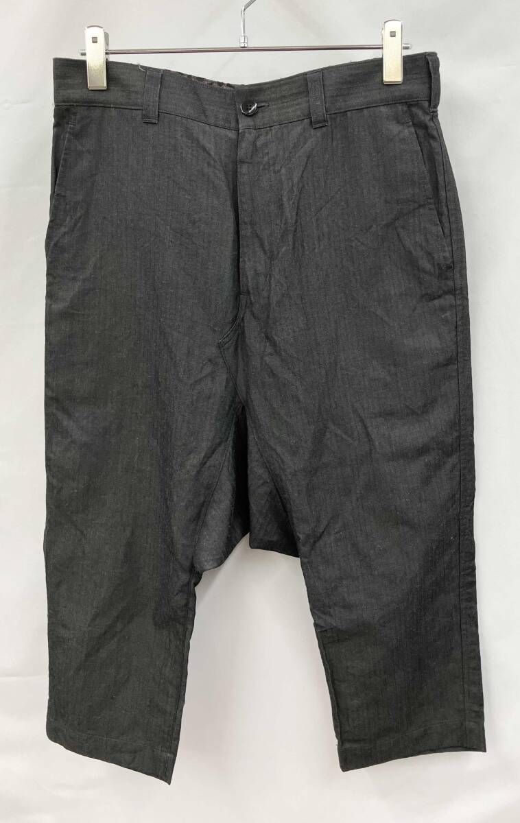 JUNYA WATANABE MAN ジュンヤワタナベ マン サルエルパンツ WI-P008 クロップド丈 ウール混 M グレー 通年