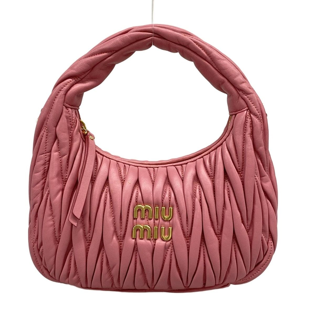 miumiu(ミュウミュウ) ハンドバッグ美品 ワンダー マテラッセレザー