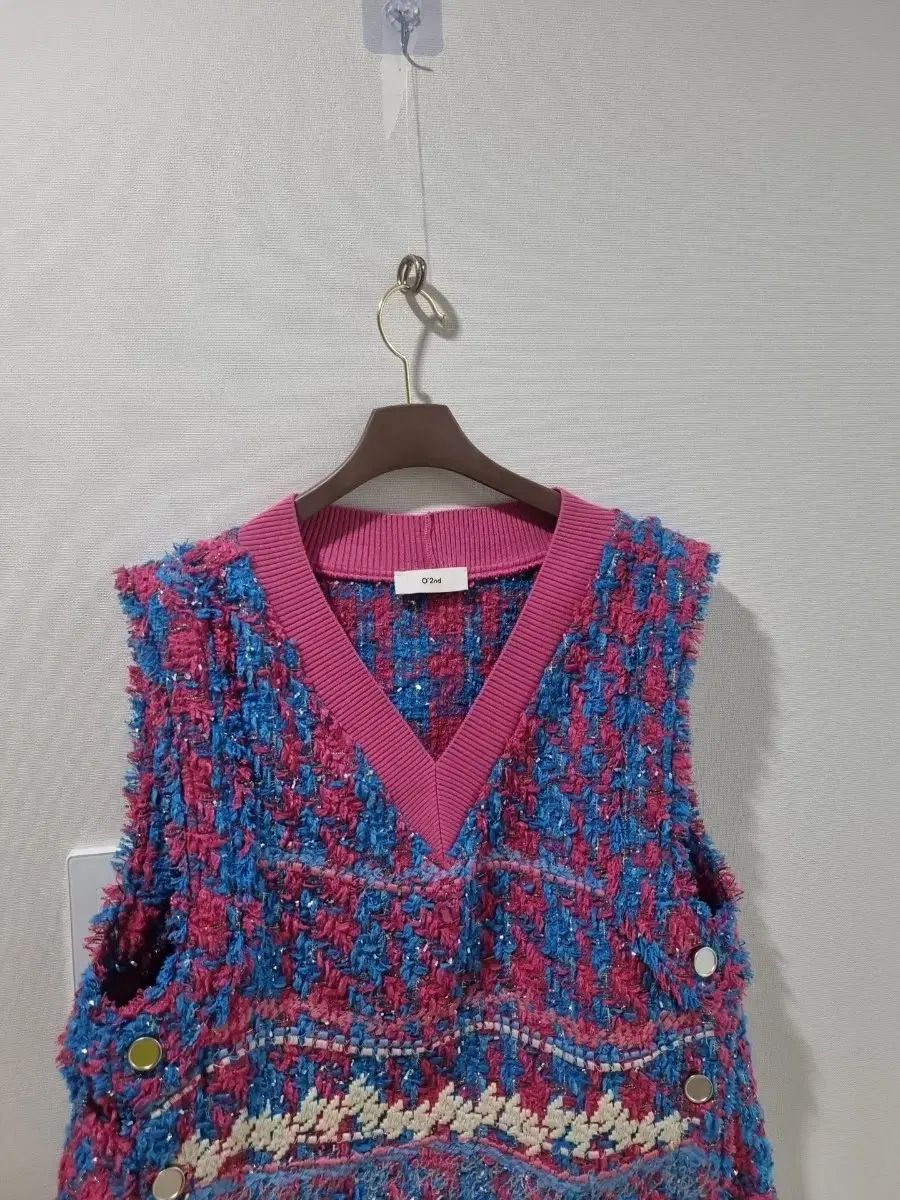 O 2nd オッズセカンド ツイード ベスト 21 22ss