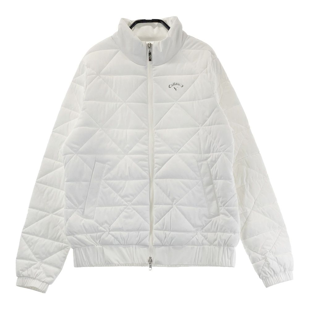 サイズ M CALLAWAY キャロウェイ モデル 中綿 ジップジャケット ホワイト系 240101558403 ゴルフウェア レディース ストスト