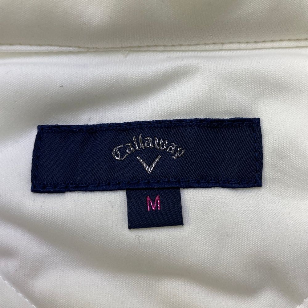  サイズ M キャロウェイ モデル 中綿 ジップジャケット ホワイト系 ゴルフウェア レディース ストスト ジャケット レディースウェア