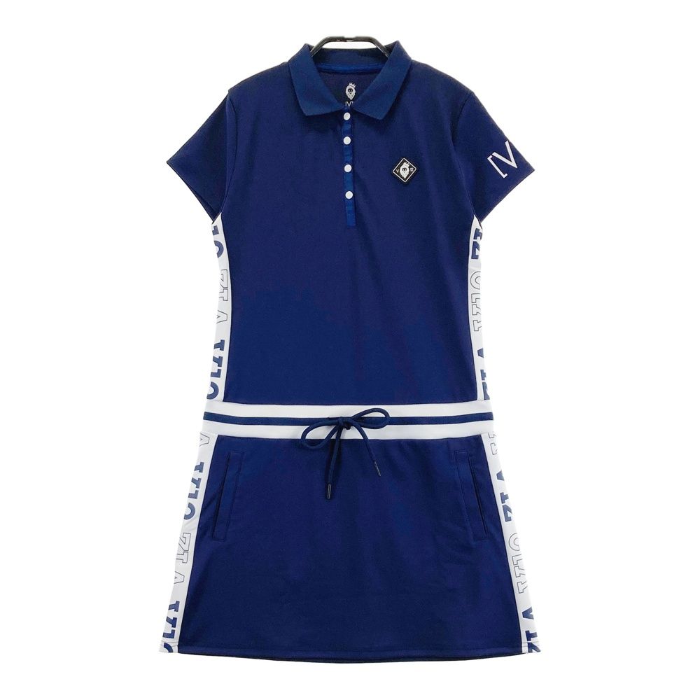 サイズ 1 V12 ヴィトゥエルヴ 半袖ワンピース ネイビー系 240101559211 ゴルフウェア レディース ストスト
