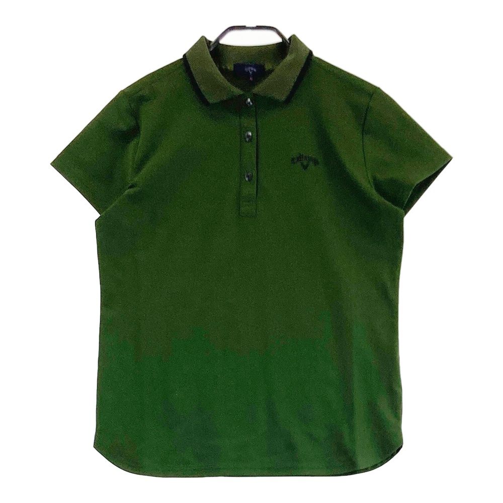 サイズ：M CALLAWAY キャロウェイ 2024年モデル 半袖ポロシャツ カーキ