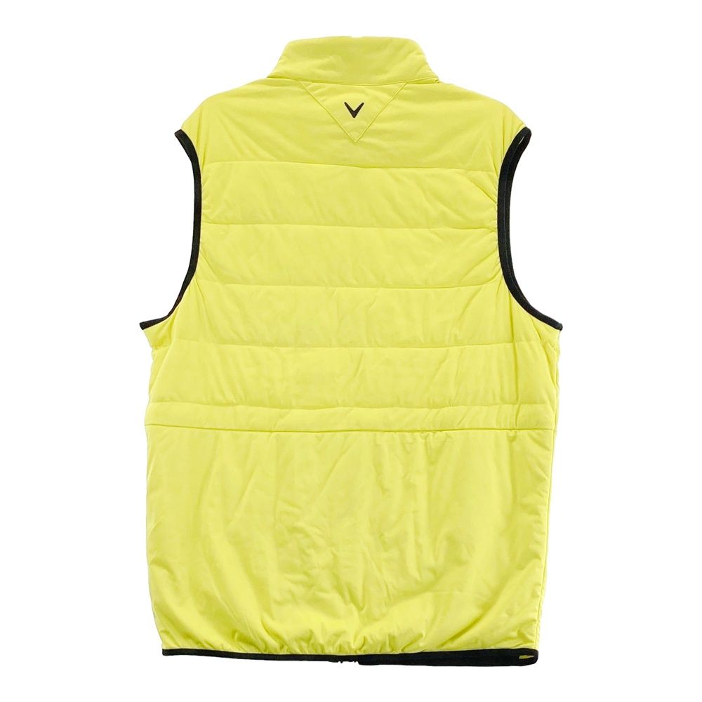 サイズ 3 L キャロウェイ 中綿ジップベスト イエロー系 ゴルフウェア メンズ ストスト