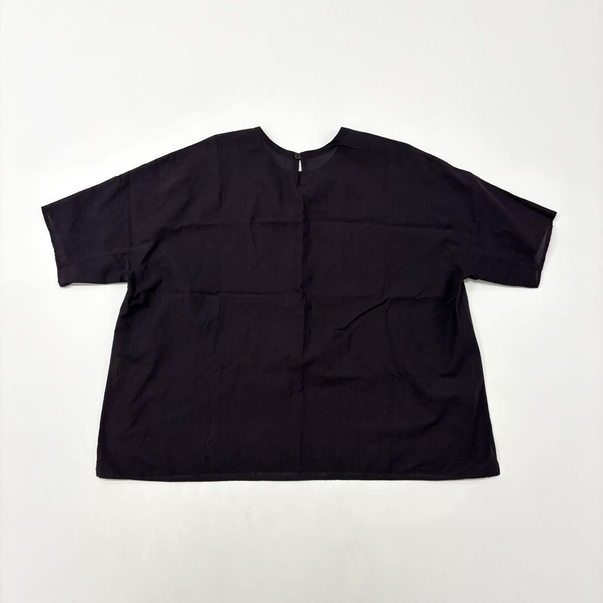 25ss 2025 JURGEN LEHL ヨーガンレール 絞り レディース ブラウス プルオーバー ワイドシルエット パープル 系 サイズ M 711-0070