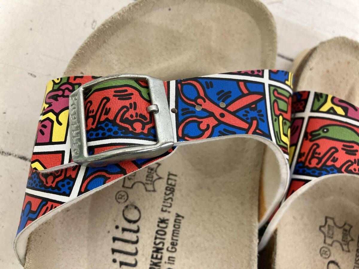  BIRKEN STOCK サンダル ×キースヘリング パピリオ 22.5 cm～23 cm 36 コンフォートサンダル サンダル ミュール