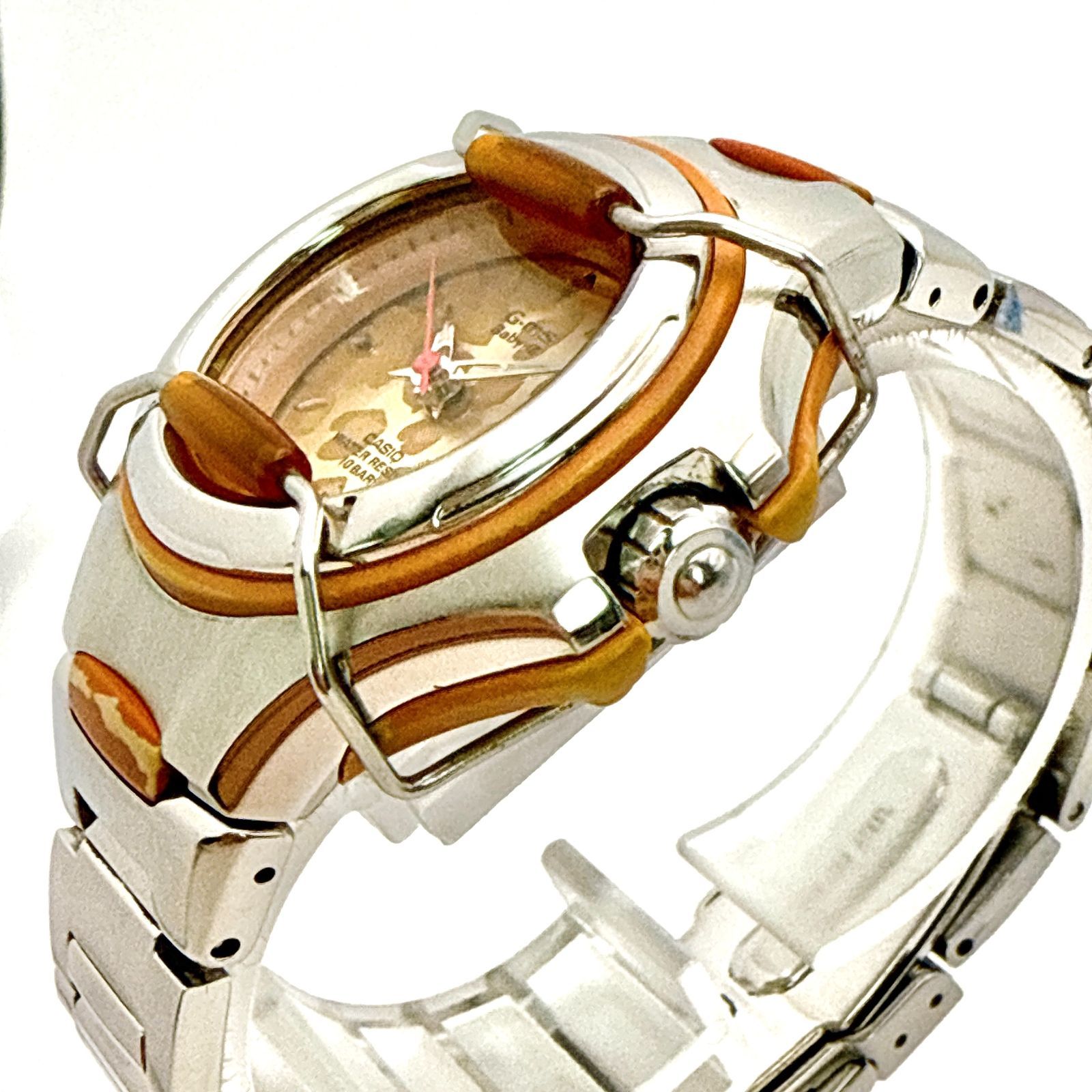 C068【電池交換済】CASIO Baby-G MSG-600AF カシオ ベビーG レオパード