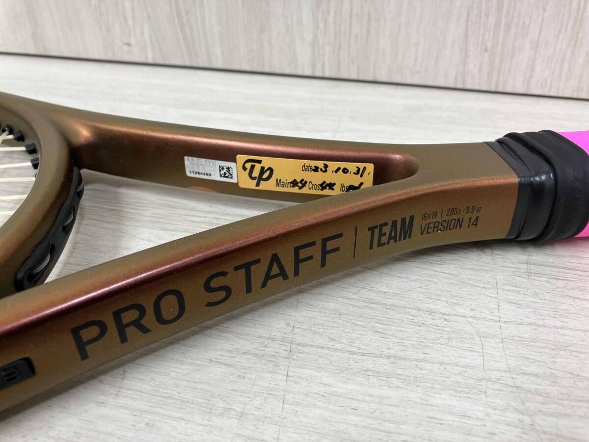  Wilson PRO STAFF TEAM v 14 2025 テニスラケット サイズ2 ラケット(硬式用) テニス