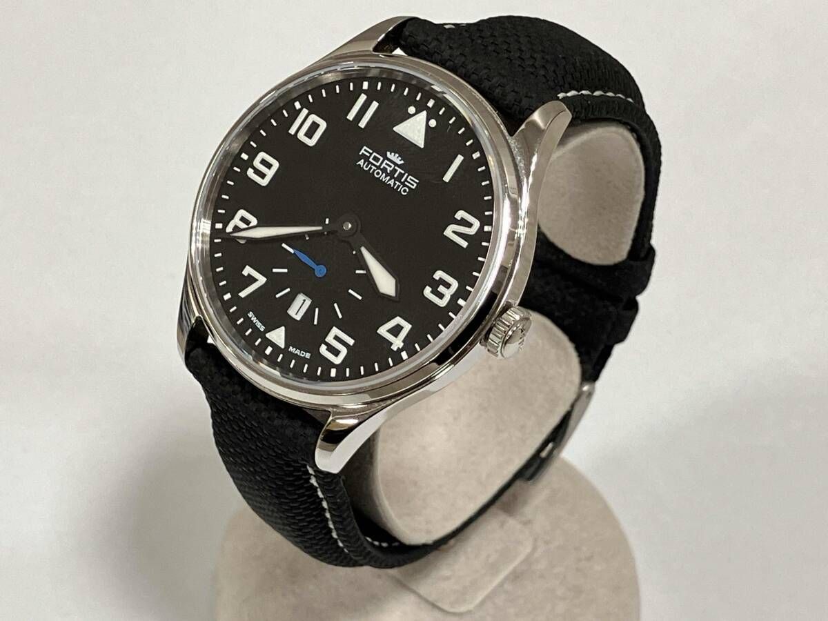 FORTIS 901.20.165 デイト 黒文字盤 時計