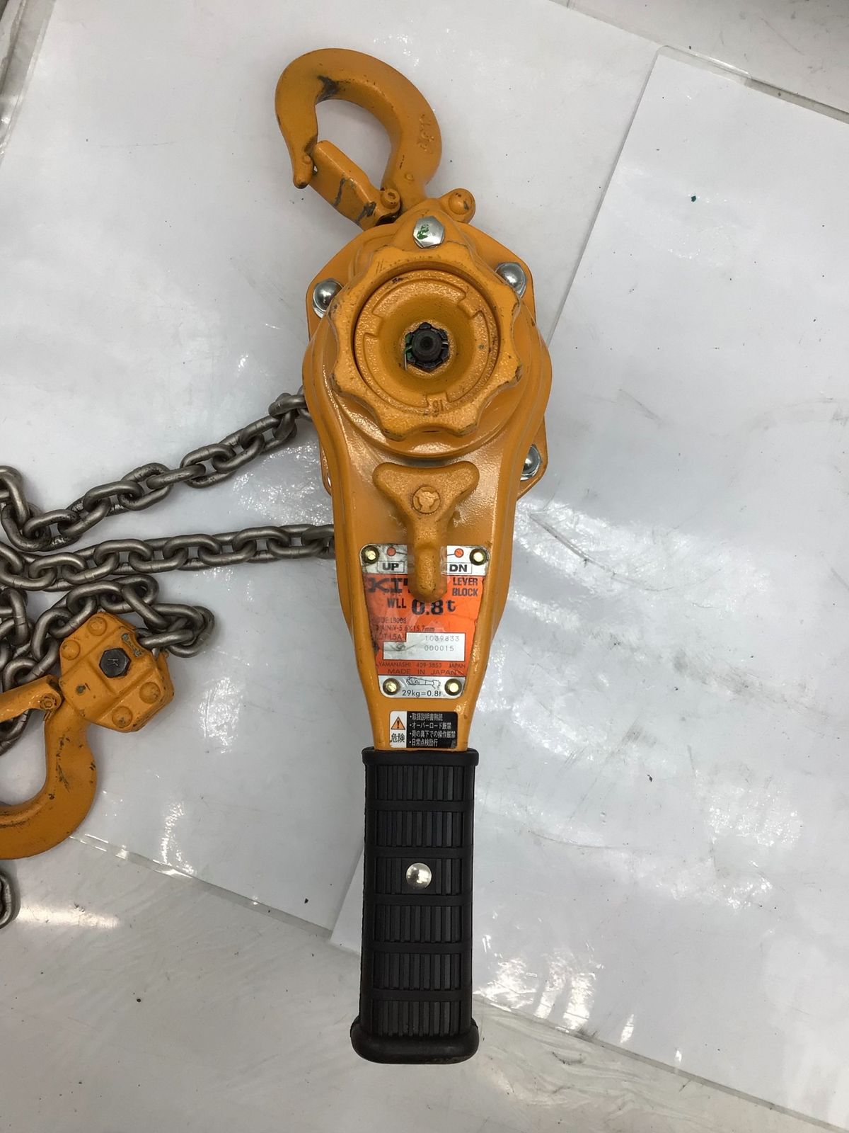 品 KITO キトー 0.8tレバーブロック LB008 ITJG3VS97ZVU エコツール知立店 M02