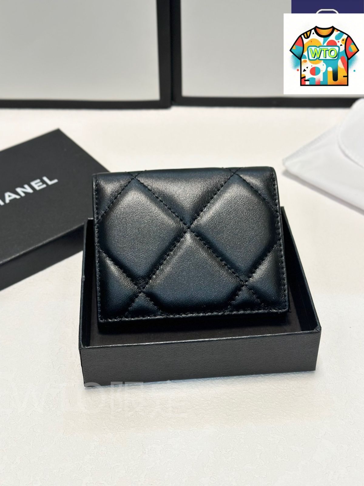 今日 Chanel シャネル 最新 スモールウォレット 頭層羊皮で作り精巧 多カードポケット実用的-WTO輸入2
