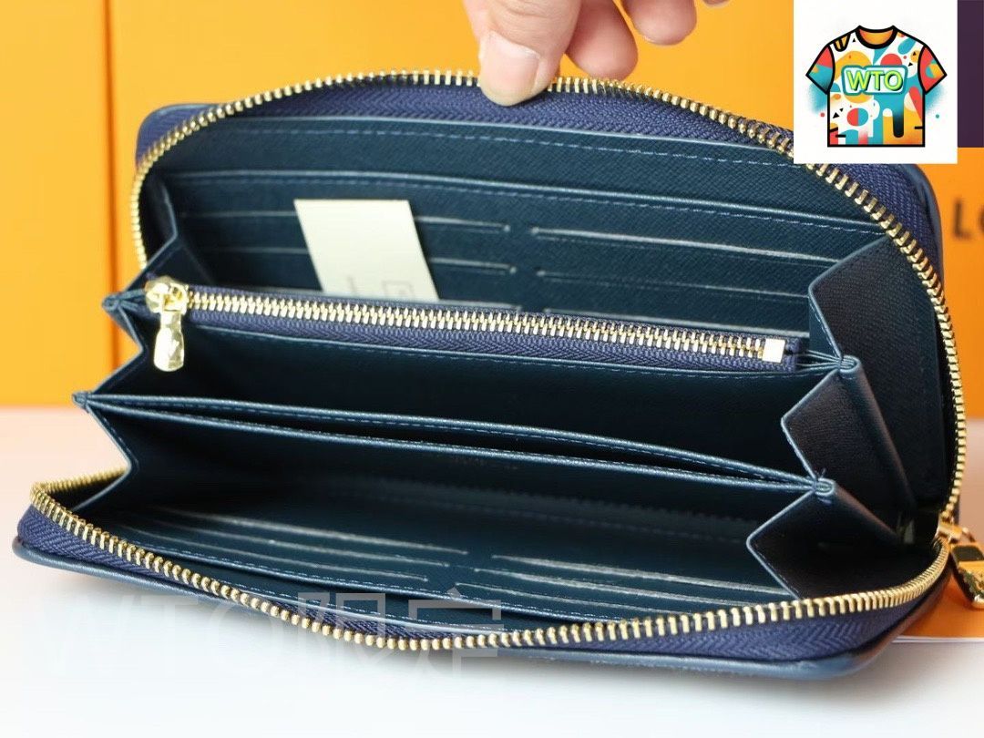  今日 Louis Vuitton ルイ ヴィトン モノグラムデニムウォレットシリーズ ジャガードデニムと牛皮を採用する-WTO輸入2 財布 キッズファッション小物
