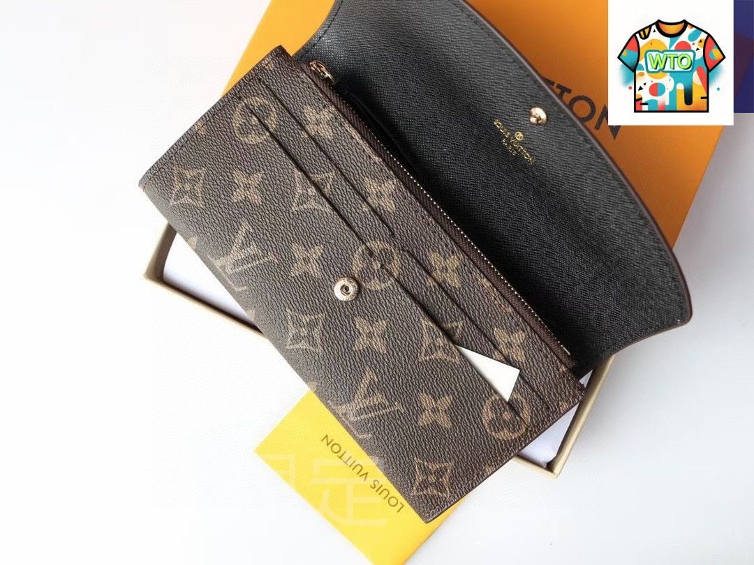 今日 Louis Vuitton ルイ ヴィトン エミリーウォレットシリーズ モノグラム帆布とモノグラムリバース帆布を採用する WTO輸入2 財布 キッズファッション小物 ベビー キッズ