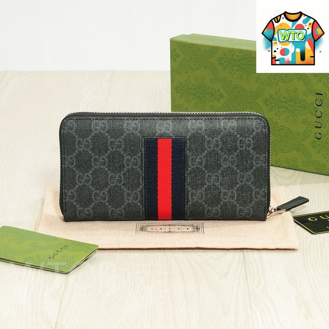 今日 Gucci グッチ シングルジッパーハンドバッグシリーズ オリジナルクロス×PVCを採用し触感に優れ-WTO輸入2