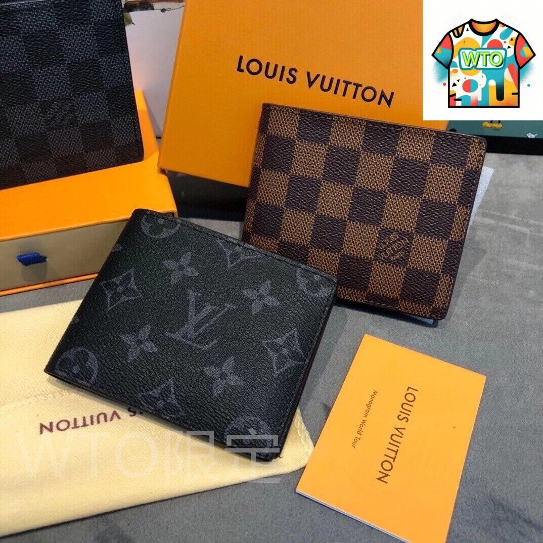 今日 Louis Vuitton ルイ ヴィトン クラシック短款二つ折り クラシックデザイン ファスナーで安全性に優れる-WTO輸入2