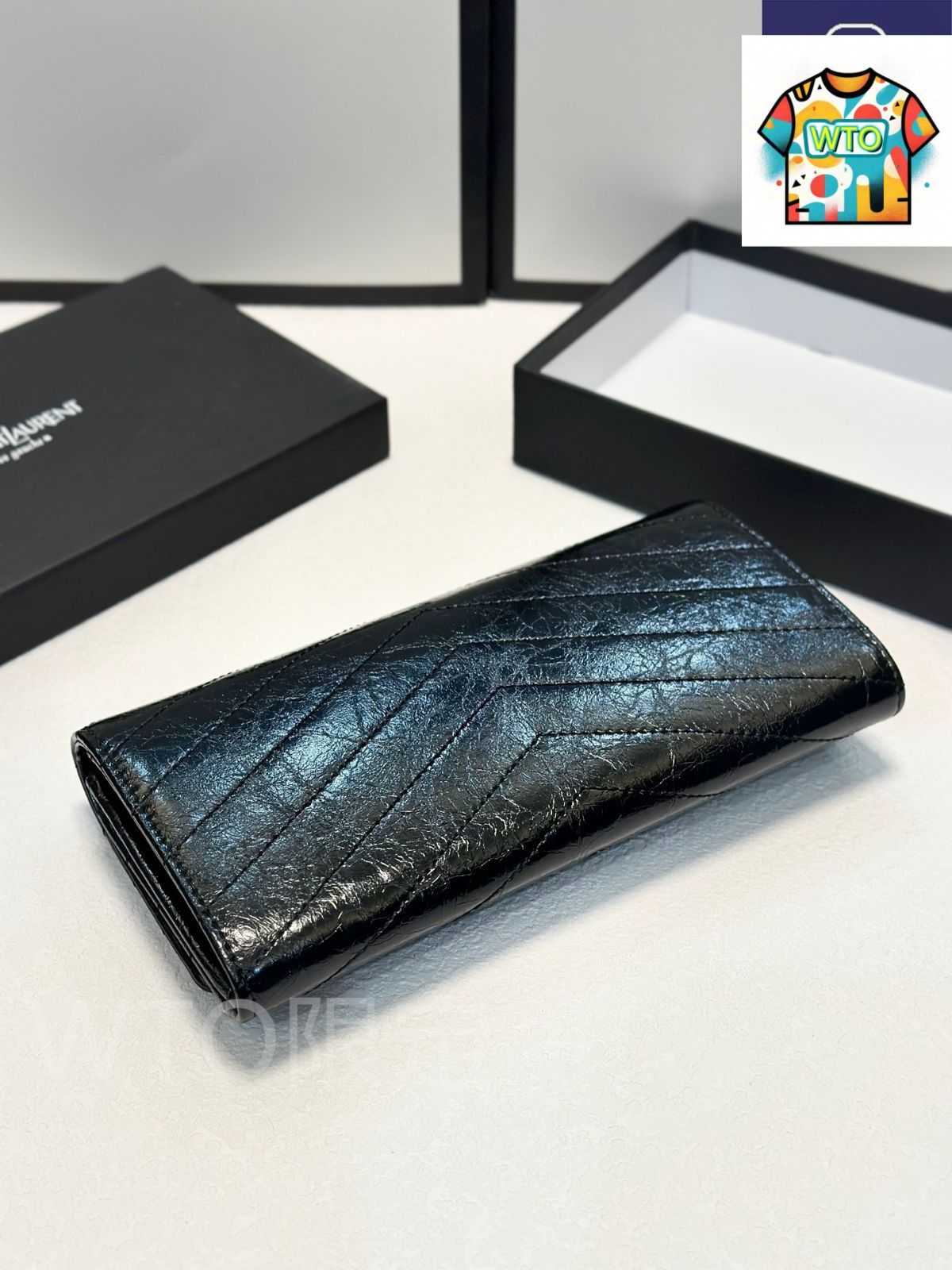 今日 Yves Saint Laurent イヴ サンローラン 最新シリーズ 輸入オイルレザー小牛皮で質感に優れ実用的でファッショナブル-WTO輸入2