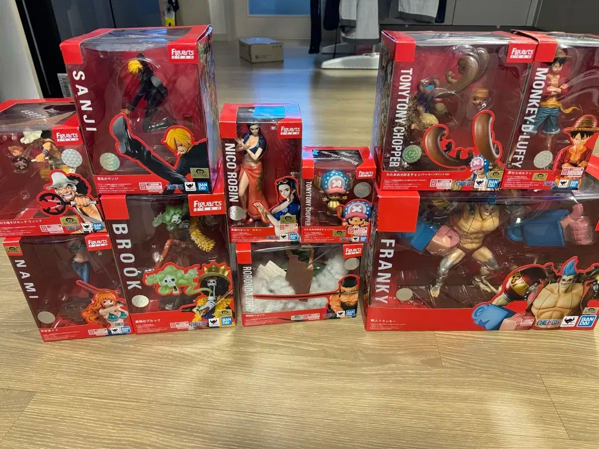 フィギュア アーツZERO 麦わら帽子海賊団