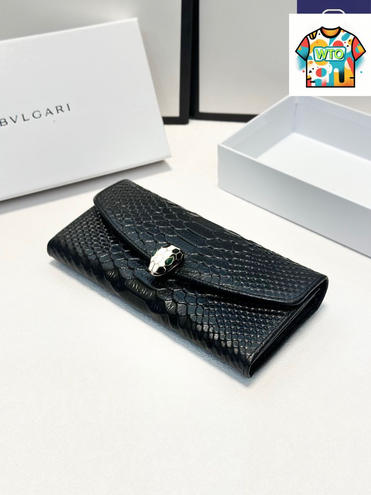 今日 Bulgari ブルガリ ウォレットシリーズ 原版牛皮を採用し優れた仕上げを備える-WTO輸入2