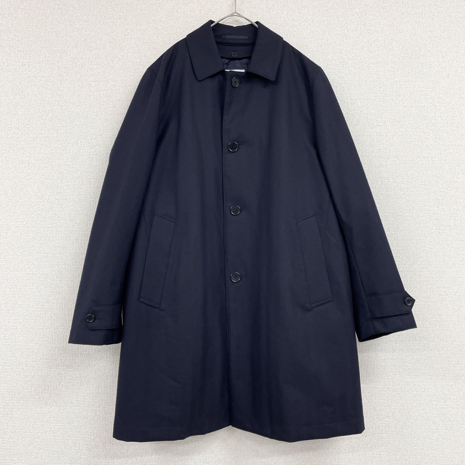 ASPESI アスペジ ステン コート ロング ダウンライナー ウール ネイビー メンズ M
