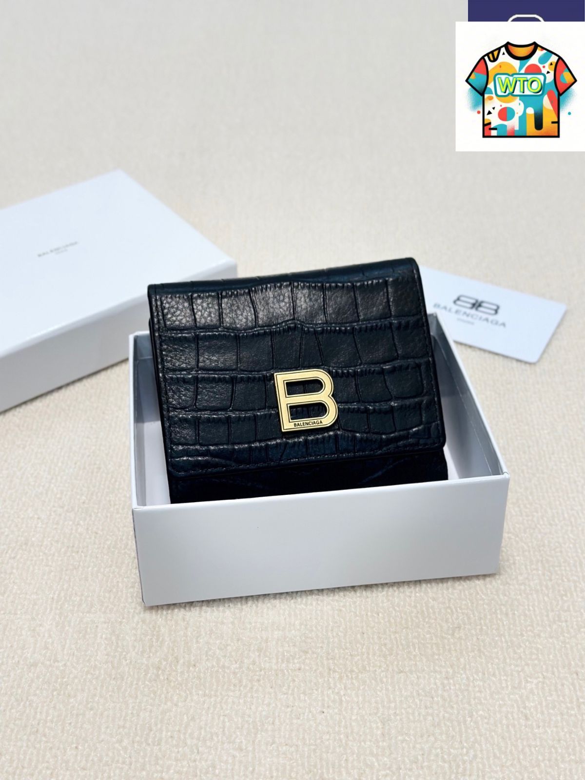 今日 Balenciaga バレンシアガ 最新短款ウォレットシリーズ 精巧な仕上げを備える WTO輸入2