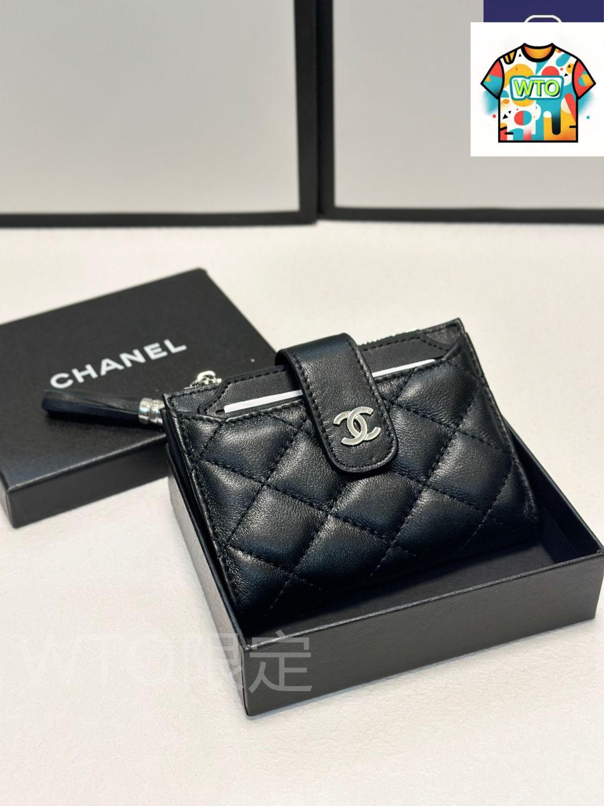 今日 Chanel シャネル 小銭入れ 頭層羊革を使用 精緻な仕上がり-WTO輸入2