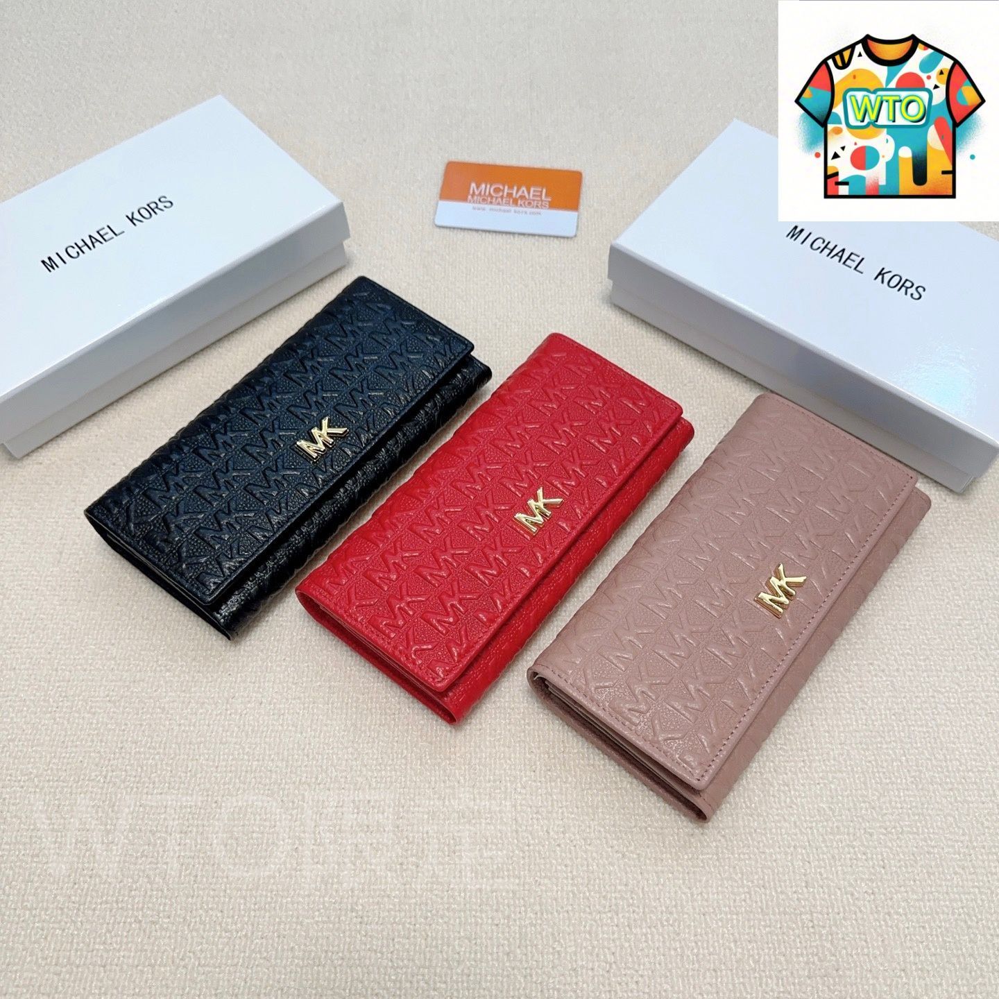 今日 Michael Kors マイケル コールズ ロングウォレットシリーズ 高品質牛皮を採用し触感に優れる WTO輸入2