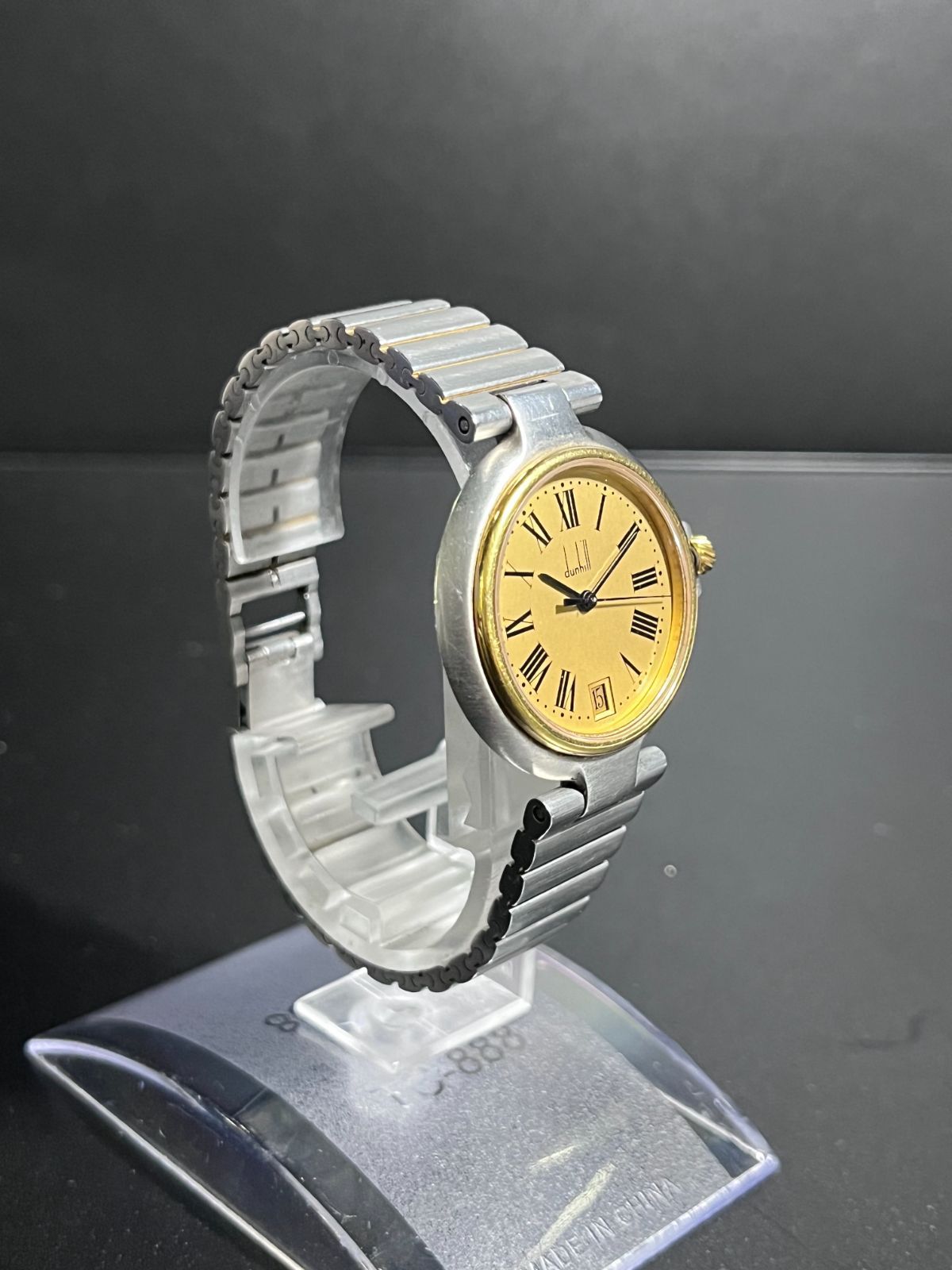 ダンヒル クォーツ ミレニアム 時計 不動