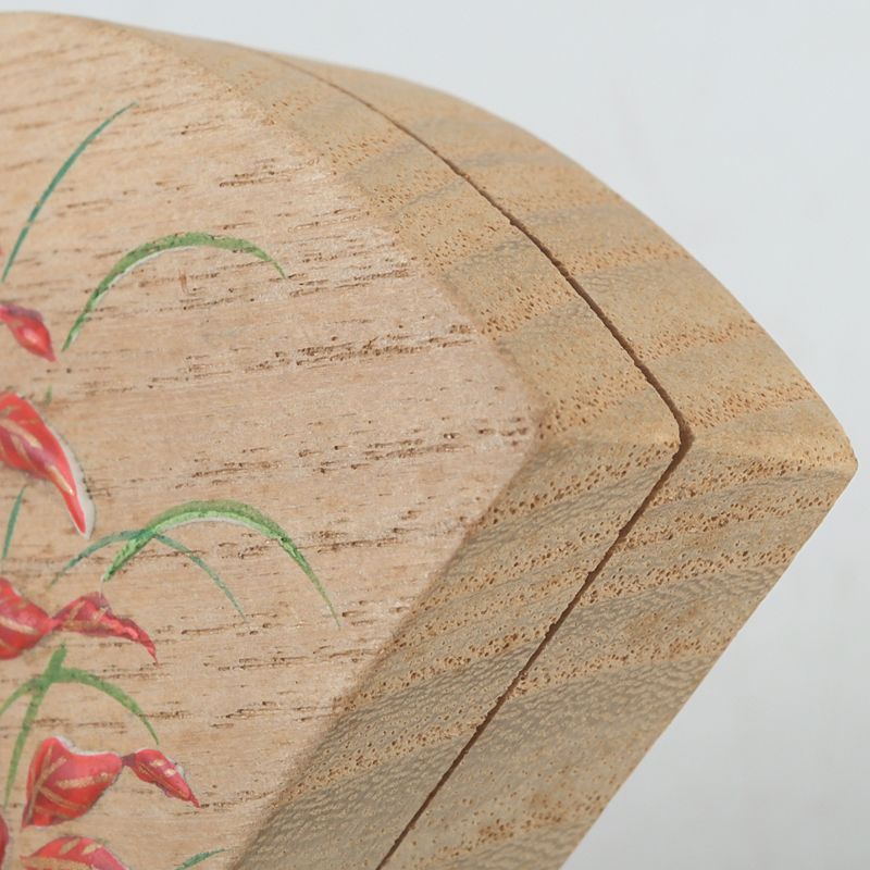 茶道具 道場宗廣作 花文 扇形香合 共箱 V S251 - メルカリ