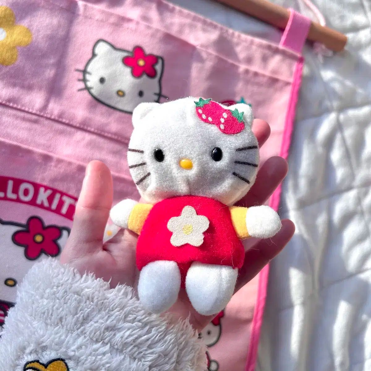 クラシック ストロベリー hello kitty ハローキティ ウォールポケット ポーチ ぬいぐるみ まとめ