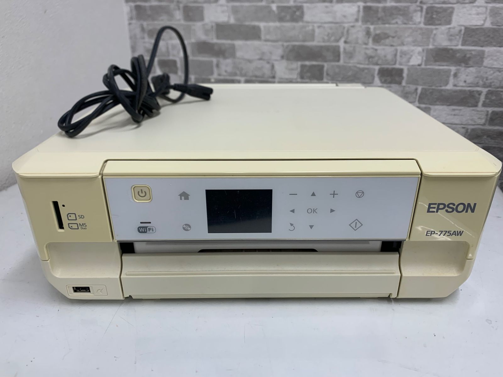 ジャンク EPSON エプソン インクジェットプリンター EP-775AW ホワイト