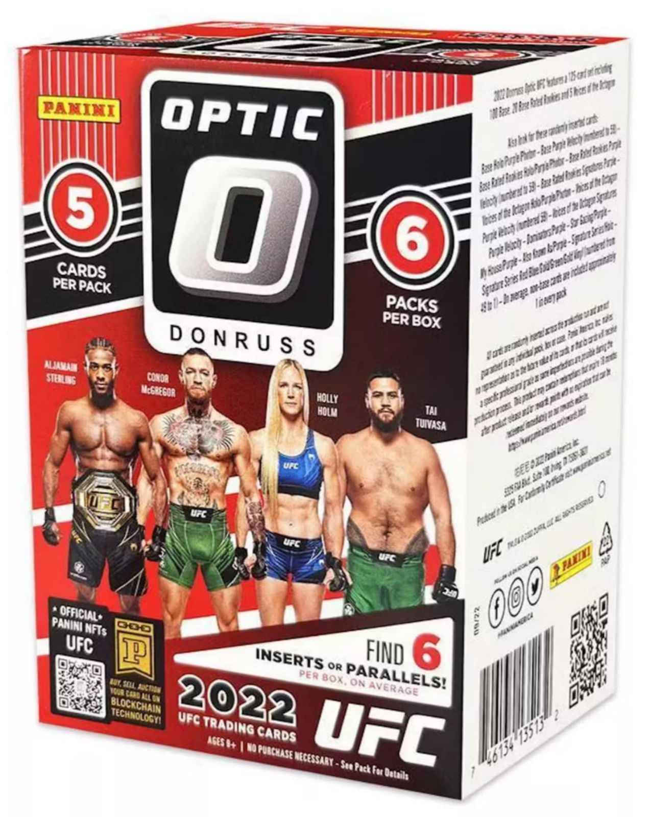 2025 Panini Donruss Optic UFC トレーディングカード ブラスターボックス - 1箱に30枚のUFCカード