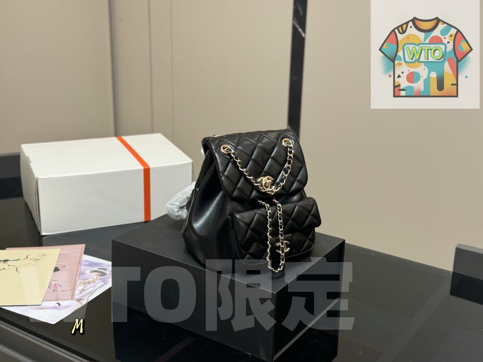 WTO通販 Chanel シャネル デュマ リュックサック な羊皮革の模様1-WTO輸入-ASW58