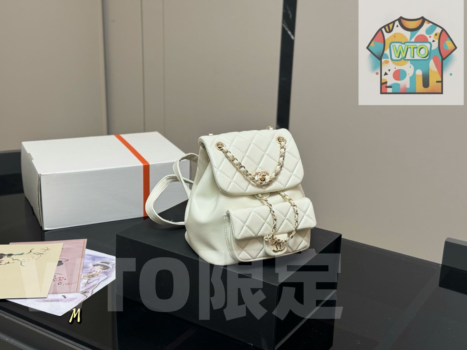 WTO通販 Chanel シャネル デュマ リュックサック な羊皮革の模様1-WTO輸入-ASW58