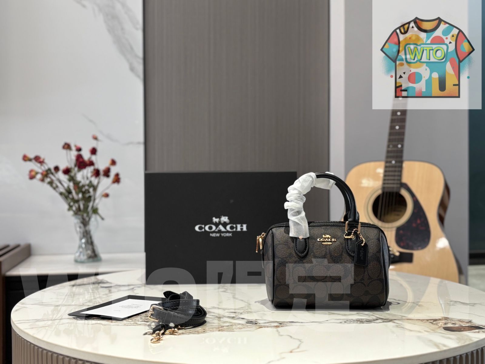 WTO通販 Coach コーチ ミニローワンシリーズ YKK五金と精致な素材を採用1-WTO輸入-CYW27