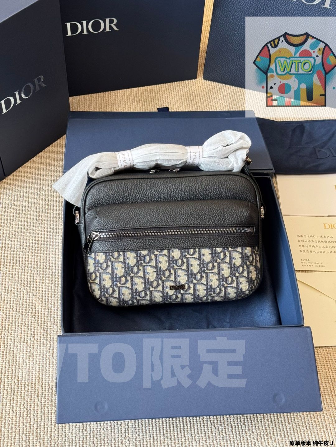 WTO通販 DIOR ディオール メンズメッセンジャーバッグシリーズ イタリアンクラフトマンシップが精緻1-WTO輸入-LLG94