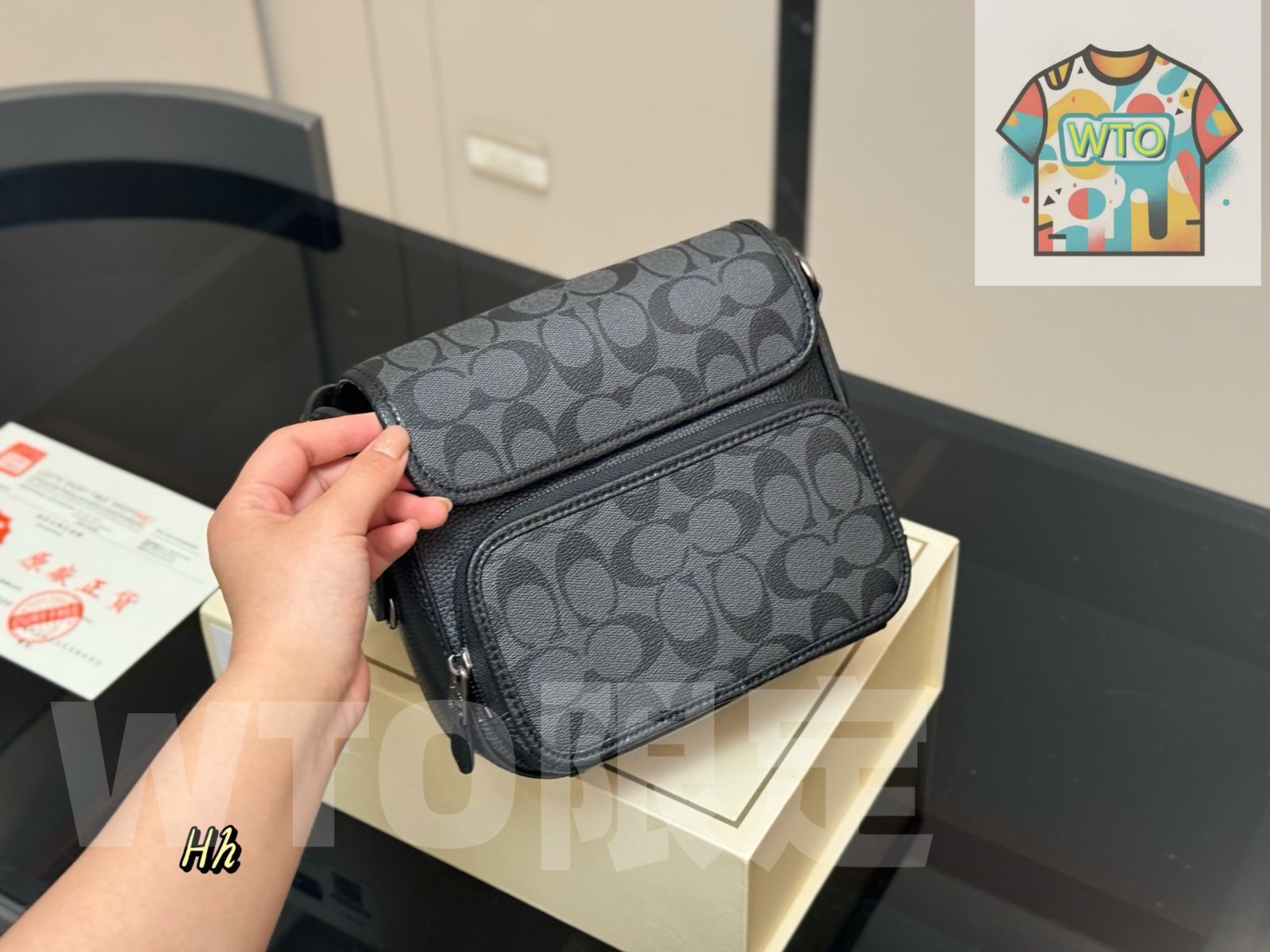 WTO通販 Coach コーチ メンズメールバッグシリーズ 台湾産牛皮を使用し品質が高い1-WTO輸入-JAV97