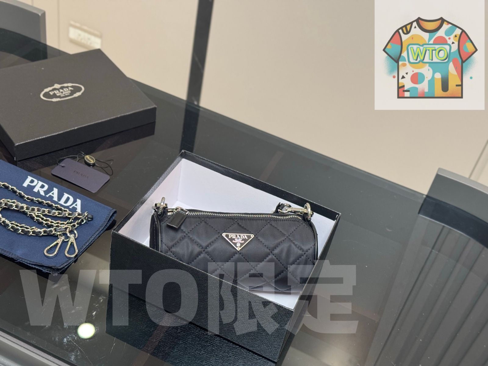 WTO通販 Prada プラダ 25ss 円筒バッグシリーズ コンパクトで可愛らしい1-WTO輸入-ZCD83